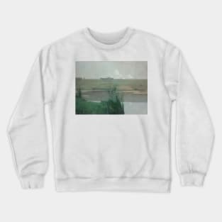 Arques-la-Bataille by John Henry Twachtman Crewneck Sweatshirt